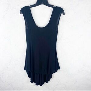 [Lovely] Classic Black Sleeveless Shirt